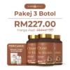 3 Botol Qust Al-Hindi + Free Gift